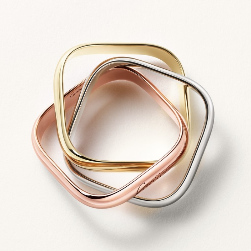 Trinity ring, cushion-shaped, classic model Trinity ring, cushion-shaped, classic model