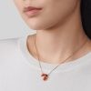 Lucky Spring pendant, open wings ladybug