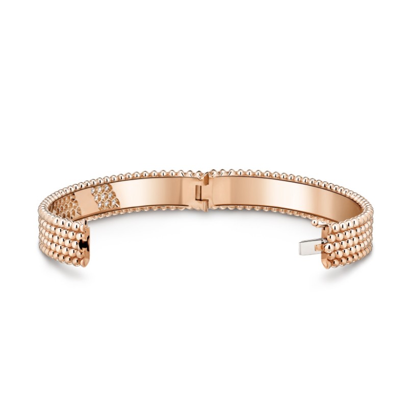 Perlée diamonds bracelet, 5 rows, medium model