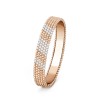 Perlée diamonds bracelet, 5 rows, medium model
