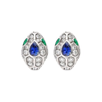 Serpenti Seduttori gilded snake earrings