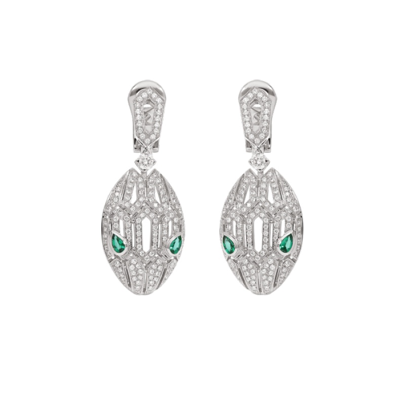Serpenti Seduttori gilded snake earrings