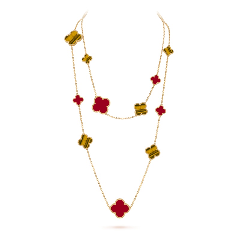 Magic Alhambra long necklace, 16 motifs Magic Alhambra long necklace, 16 motifs