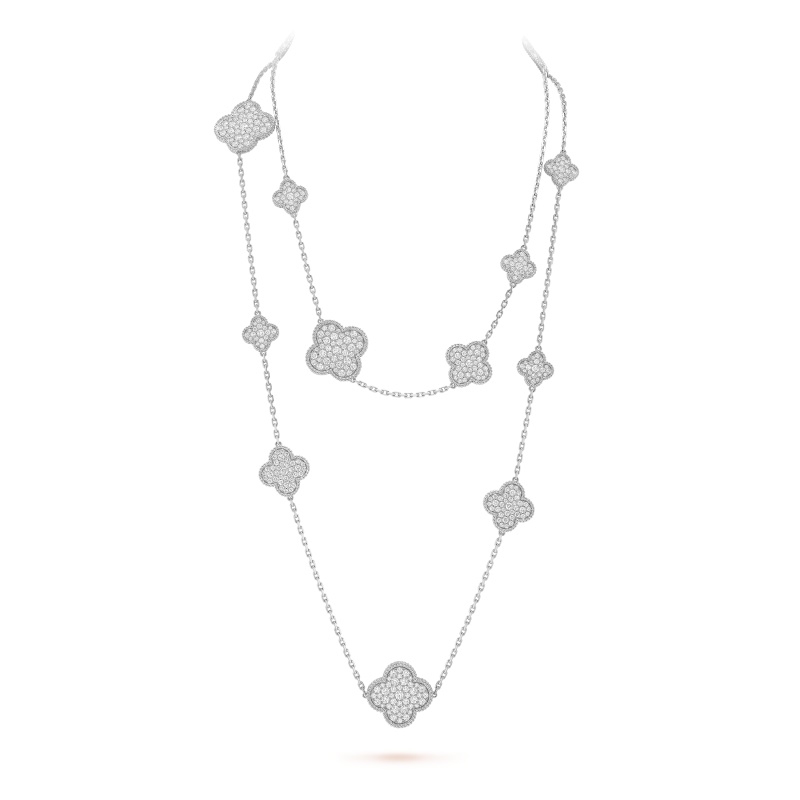 Magic Alhambra long necklace, 16 motifs Magic Alhambra long necklace, 16 motifs