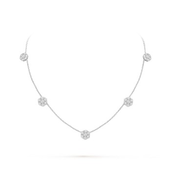 Fleurette necklace, 5 flowers