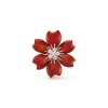 Rose de No?l clip pendant, small model