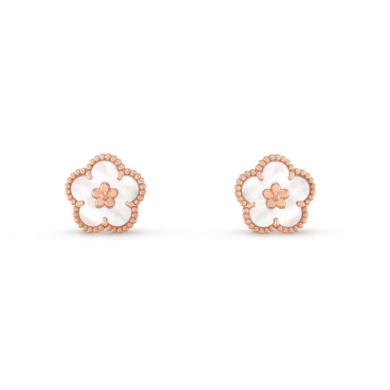 Lucky Spring earrings, plum blossom
