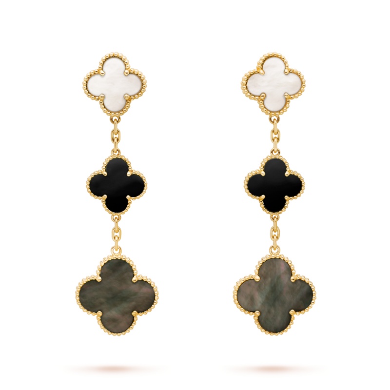 Magic Alhambra earrings, 3 motifs Magic Alhambra earrings, 3 motifs