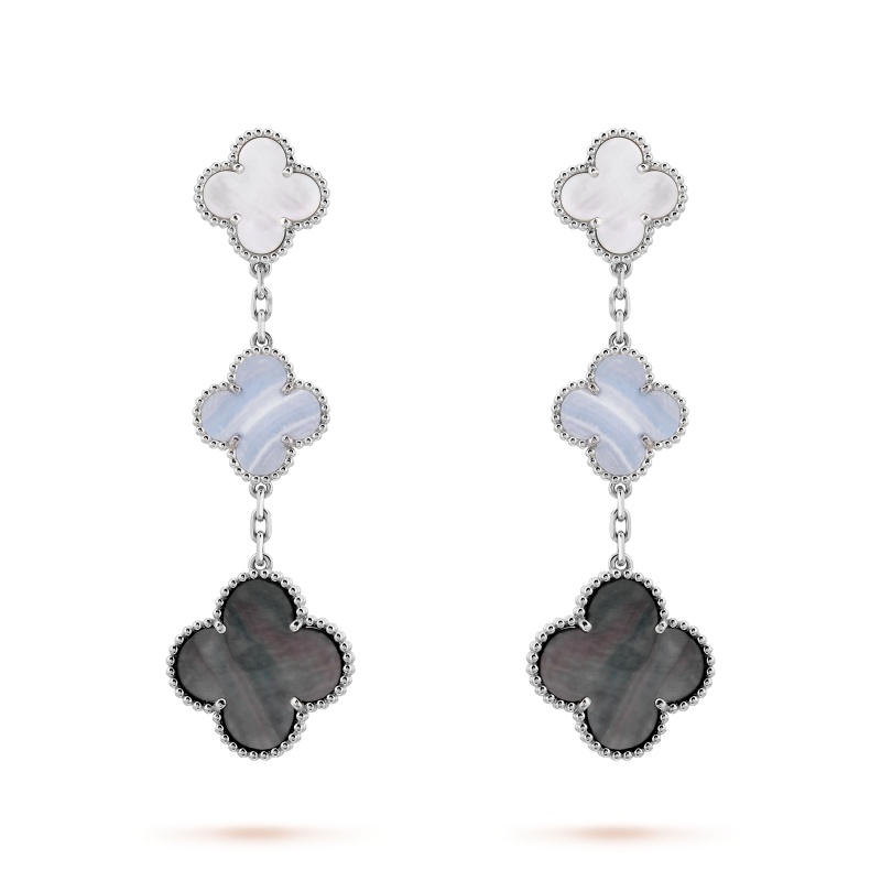 Magic Alhambra earrings, 3 motifs Magic Alhambra earrings, 3 motifs