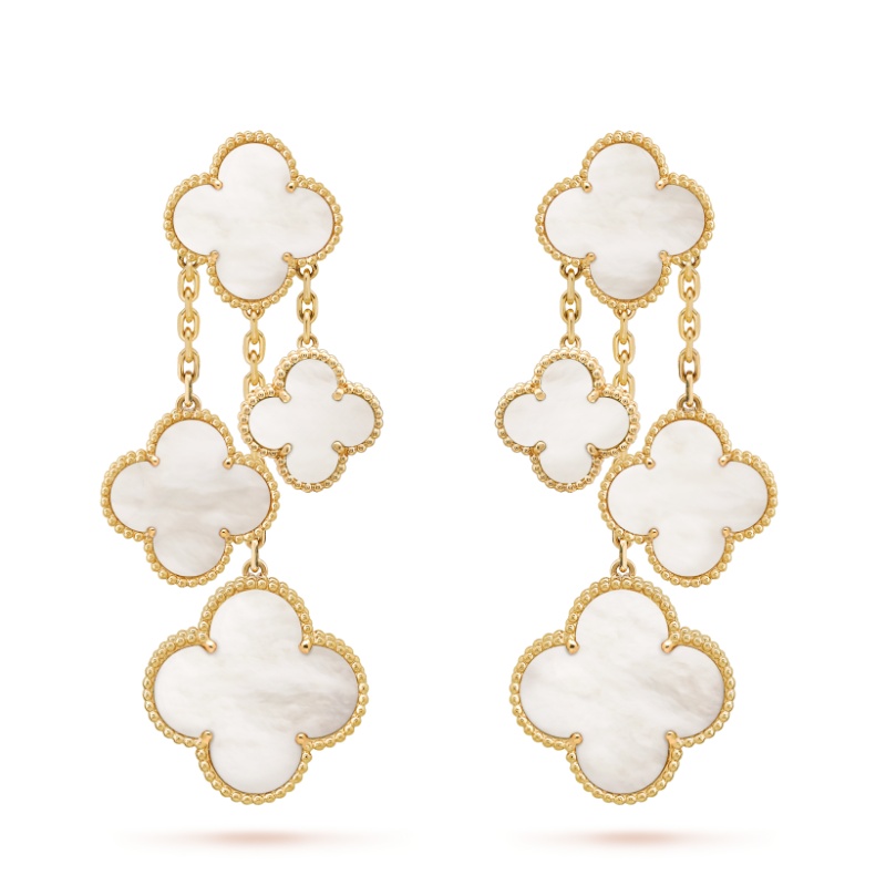 Magic Alhambra earrings, 4 motifs Magic Alhambra earrings, 4 motifs