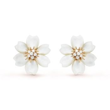 Rose de No?l earrings, small model