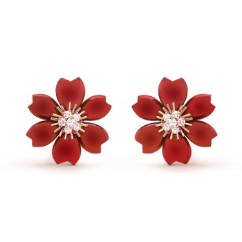 Rose de No?l earrings, small model