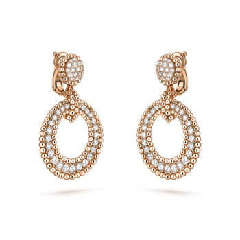 Perlée diamonds earrings
