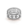 Perlée clovers ring, small model