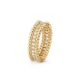 Perlée diamonds ring, 1 row
