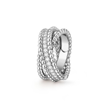 Perlée diamonds duo ring