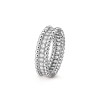 Perlée diamonds ring, 1 row Perlée diamonds ring, 1 row