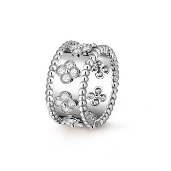 Perlée clovers ring, medium model