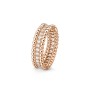 Perlée diamonds ring, 1 row