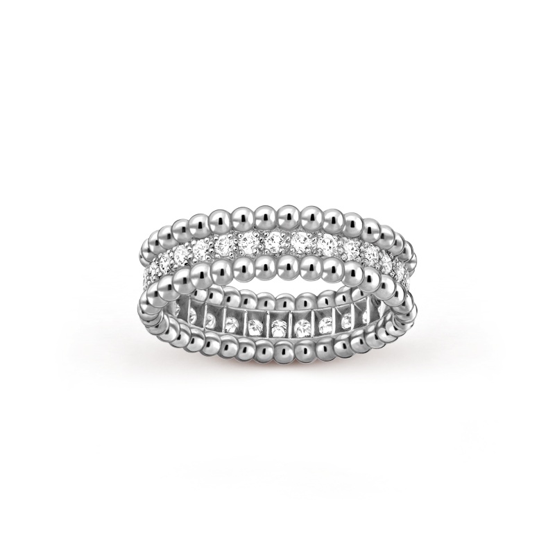 Perlée diamonds ring, 1 row Perlée diamonds ring, 1 row