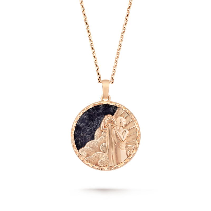 Zodiaque long necklace Aquarii (Aquarius) Zodiaque long necklace Aquarii (Aquarius)
