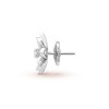 Lotus openwork earrings mini model