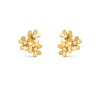 Frivole earrings, 3 flowers, mini model
