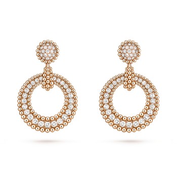 Perlée diamonds earrings