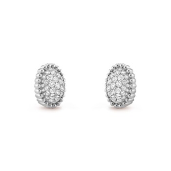 Perlée diamonds pavé earrings