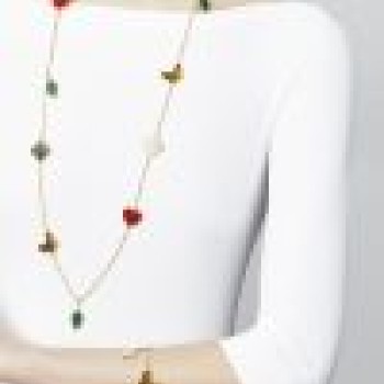 Lucky Alhambra long necklace, 12 motifs