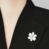 Rose de No?l clip pendant, small model