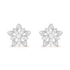 Lotus openwork earrings mini model