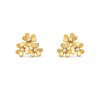 Frivole earrings, 3 flowers, mini model