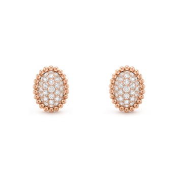 Perlée diamonds pavé earrings