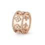 Perlée clovers ring, small model