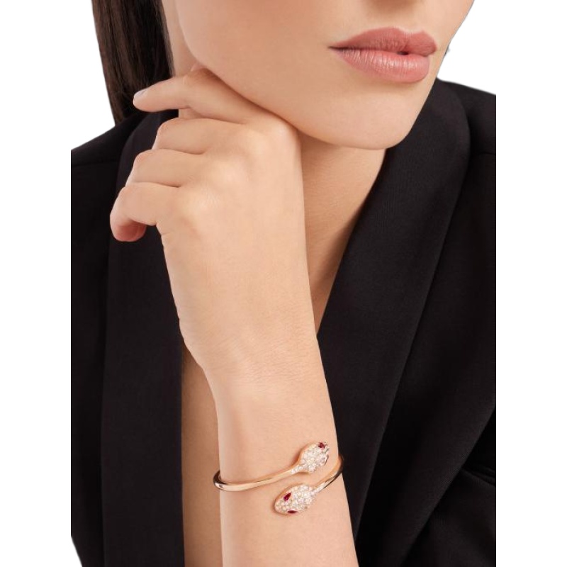 Serpenti Seduttori gilded snake bracelet