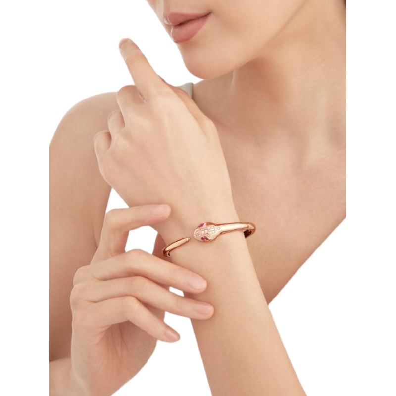 Serpenti Seduttori gilded snake bracelet