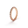 Perlée pearls of gold ring, medium model