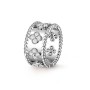 Perlée clovers ring, small model