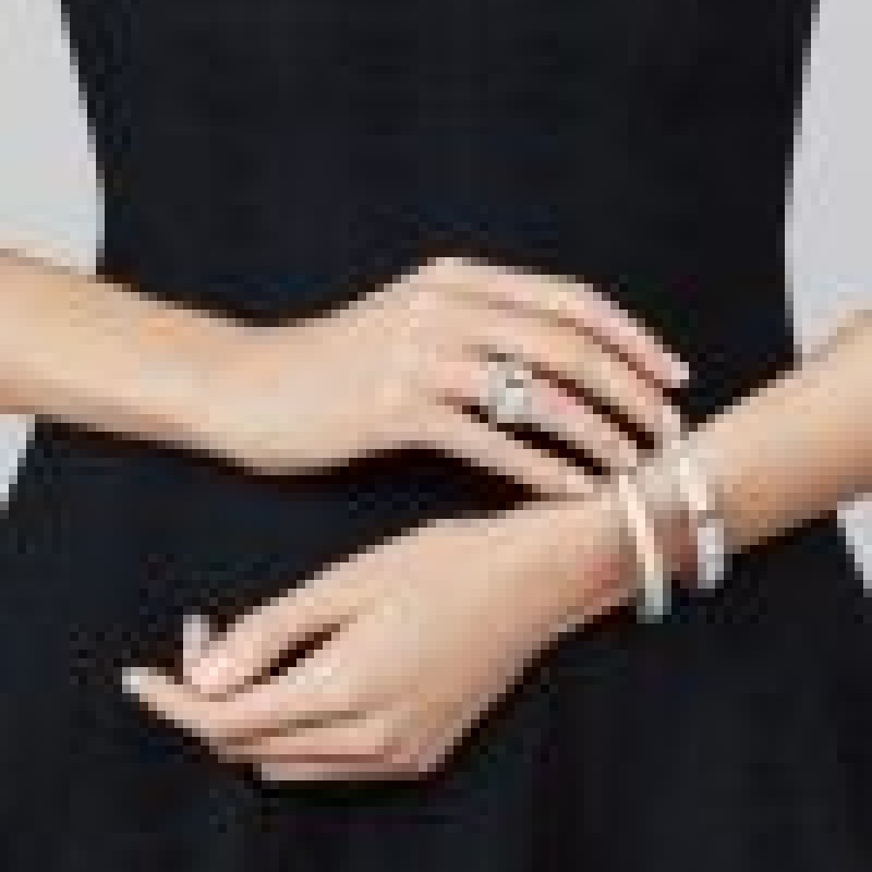 Perlée pearls of gold ring, small model
