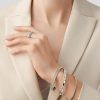 Perlée pearls of gold ring, medium model