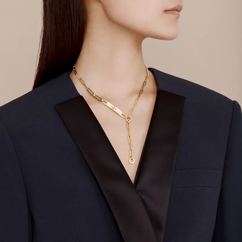 Kelly Chaine lariat necklace, small model Kelly Chaine lariat necklace, small model