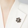 Rose de No?l clip pendant, small model