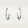Cartier Etincelle de Cartier hoop earrings, small model, paved