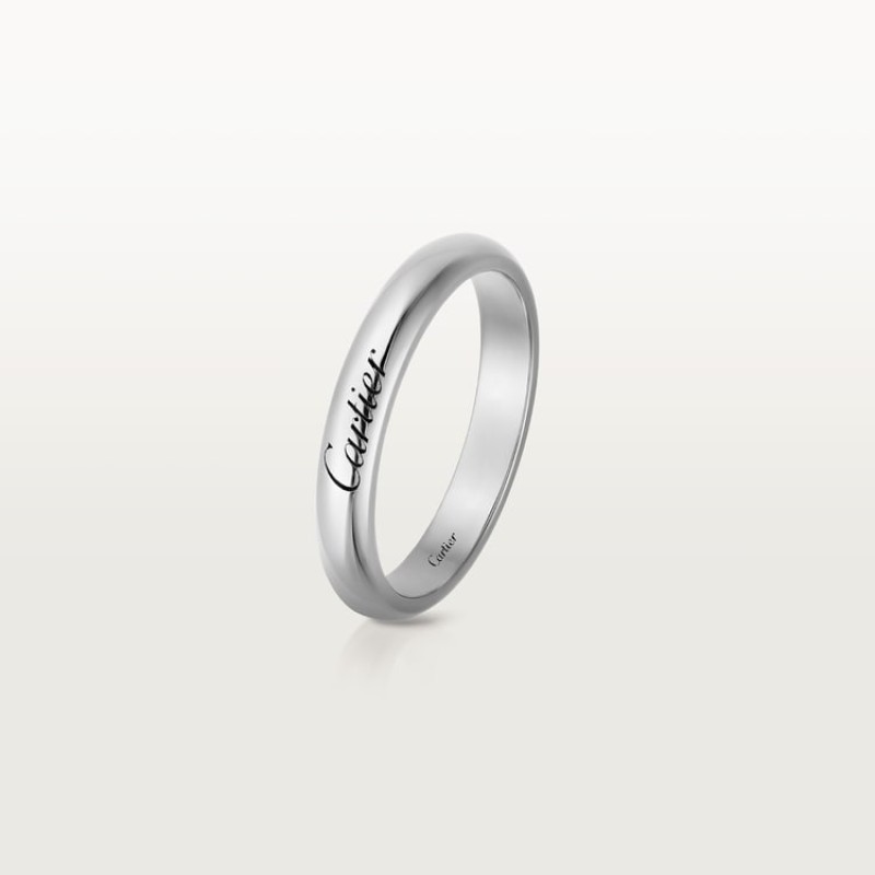 C de Cartier wedding band, 3 mm width C de Cartier wedding band, 3 mm width