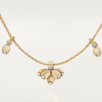 Cartier Grain de Café long necklace, diamonds
