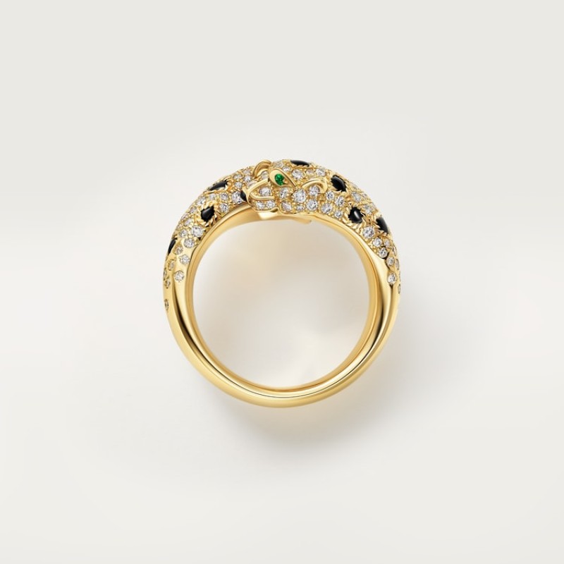 Panthère de Cartier ring, semi-paved
