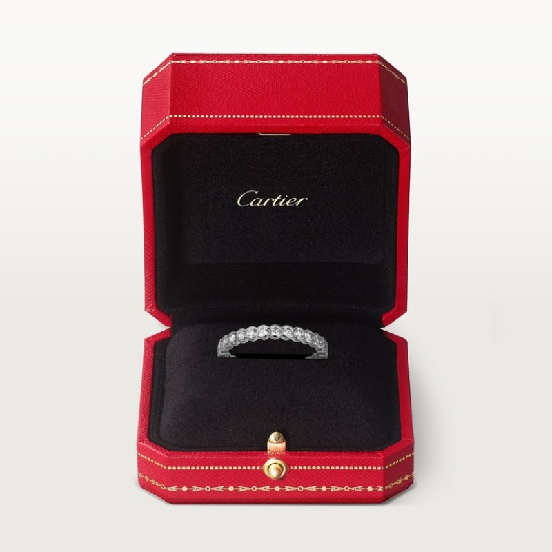 Broderie de Cartier wedding band, diamonds