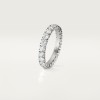 Cartier Destinée wedding band, 3.3 mm width, paved