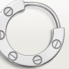 Cartier LOVE single hoop earring, paved